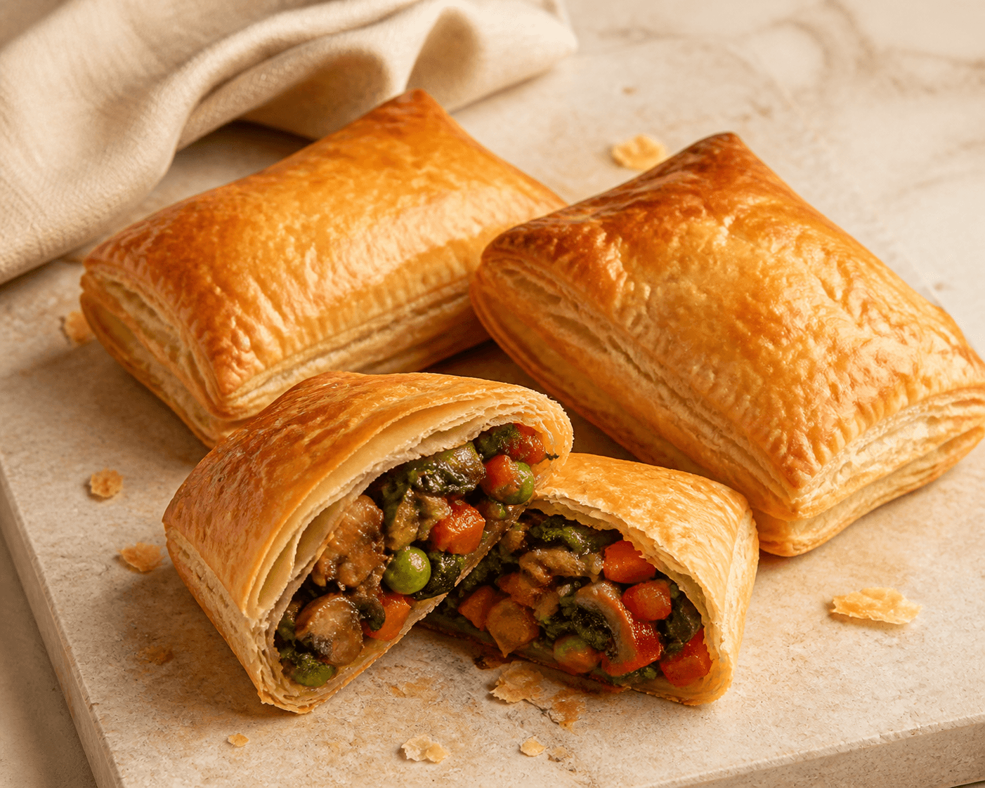 Vegan Stuffed Puff