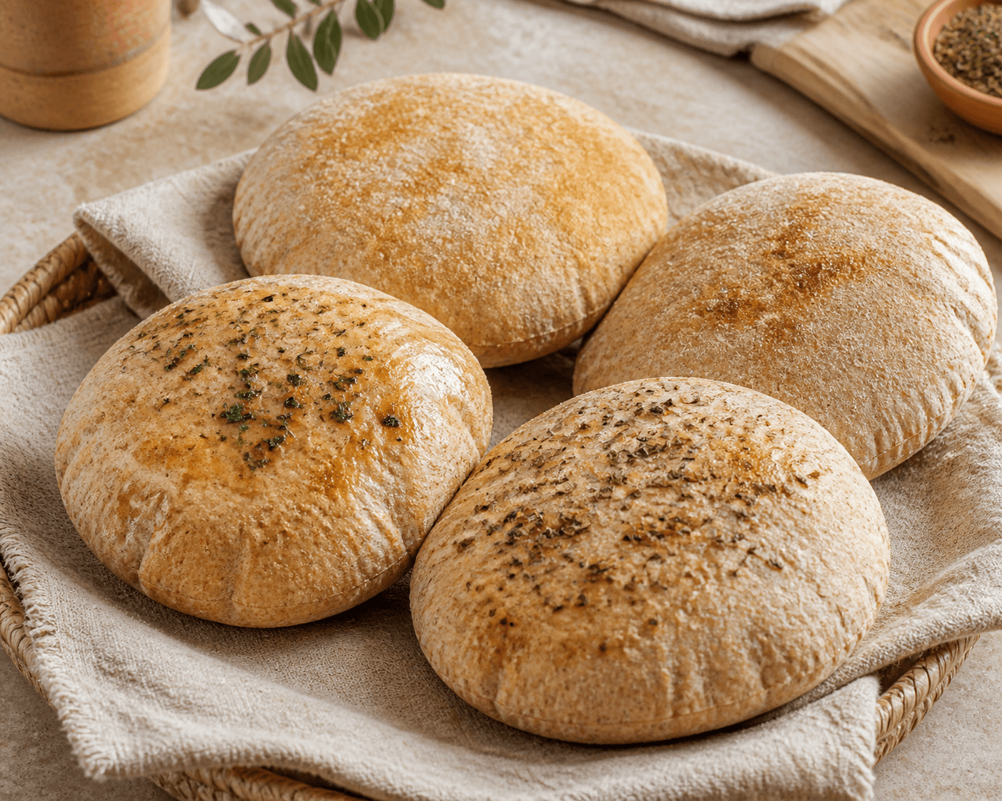 Whole-wheat Pita Bread